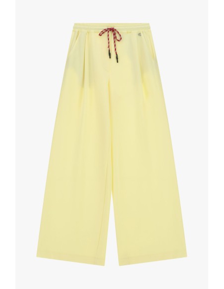 Palazzo-broek met elastische taille en trekkoord Dixie