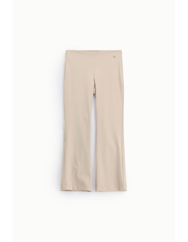 Dixie regular-fit broek met hoge taille en uitlopende pijpen