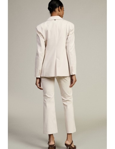 Pantalon évasé taille haute à coupe regular Dixie