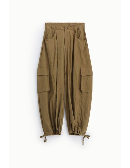 Pantalon large avec poches latérales et bas réglable Dixie