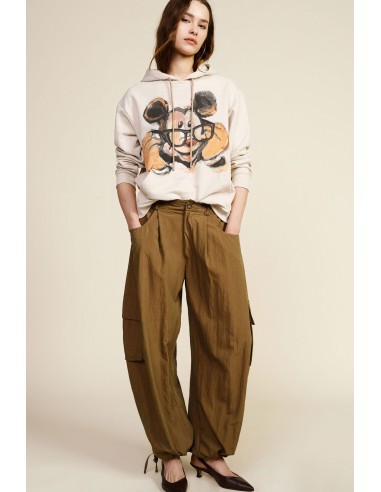 Pantalon large avec poches latérales et bas réglable Dixie