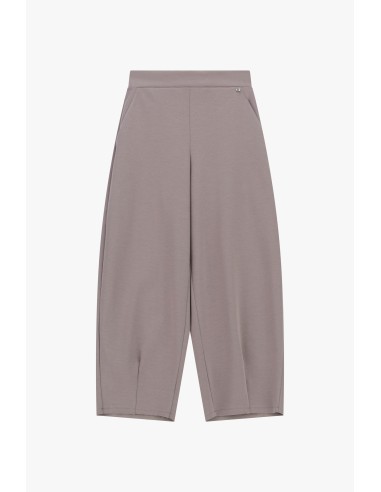 Pantalon palazzo cropped taille haute avec poches Dixie