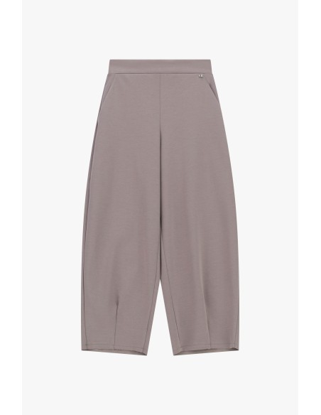 Pantalon palazzo cropped taille haute avec poches Dixie