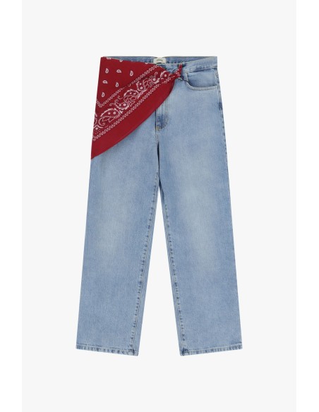 Dixie Bandana Straight Leg Jeans