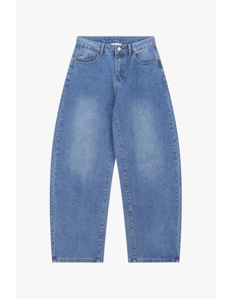 Jeans taille haute et jambe large Dixie