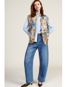 Dixie-jeans met balloon fit, hoge taille en wijde pijpen