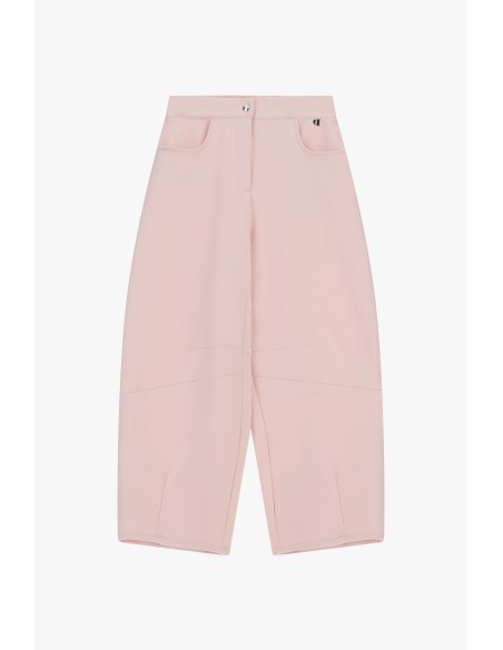 Pantalon palazzo cropped avec poches frontales Dixie