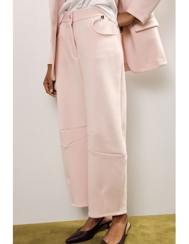 Pantalon palazzo cropped avec poches frontales Dixie