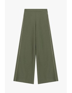 Pantalon palazzo ample à liseré contrastant Dixie 2