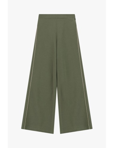 Pantalon palazzo ample à liseré contrastant Dixie