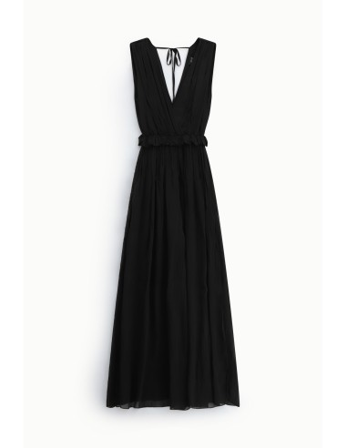 Mouwloze jumpsuit met V-hals en gerimpelde taille Dixie