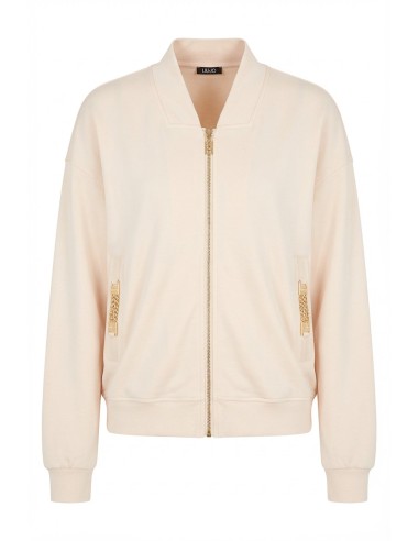 Sweatshirt avec détails en chaîne Liu Jo