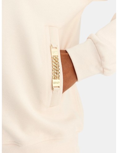 Sweatshirt avec détails en chaîne Liu Jo