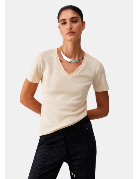 Liu Jo - T-shirt à col en V