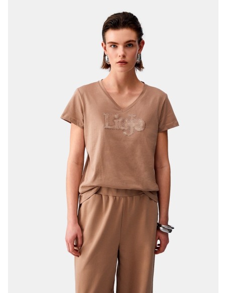 Liu Jo - T-shirt à col en V