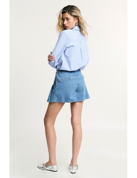 Short regular fit à pinces et poches frontales Please