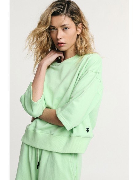 Sweatshirt Wide With Elbow Length Please