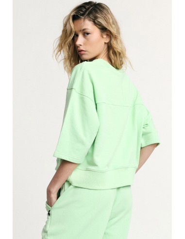 Ruime sweater met mouwen tot aan de elleboog Please