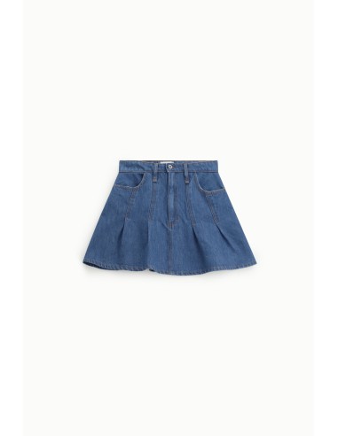Skorts met hoge taille, voorzakken en plooien Alstublieft