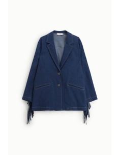 Blazer avec franges et fermeture à boutons Please 2