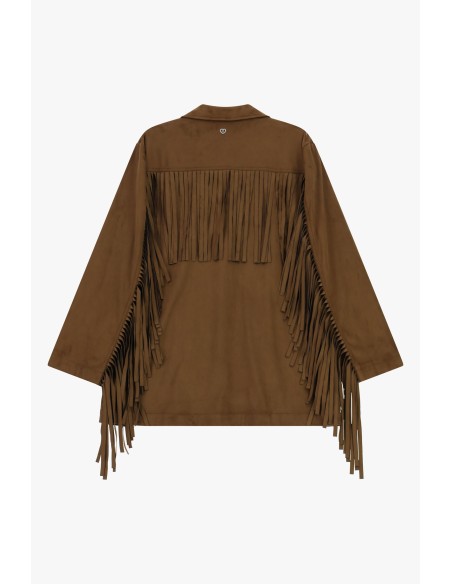Veste avec franges surdimensionnées et poches avant Please