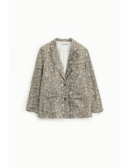Blazer avec imprimé animalier et poches avant Please