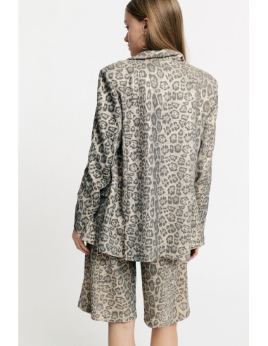 Blazer avec imprimé animalier et poches avant Please