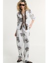 Pantalon à rayures et à motifs Palace avec cordon de serrage Please