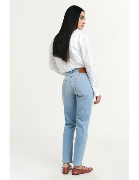 Jeans à jambe droite Taille moyenne Détail classique S.V.P.