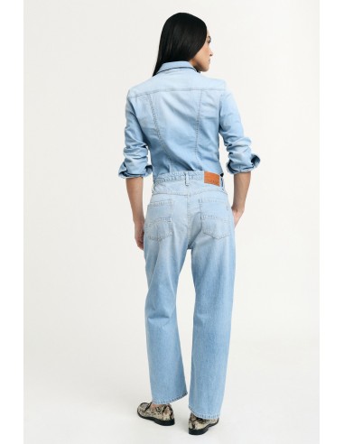 Jeans à jambe droite Taille haute avec boucles S.V.P.