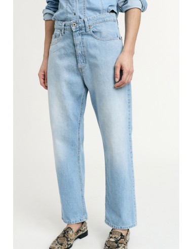 Jeans à jambe droite Taille haute avec boucles S.V.P.