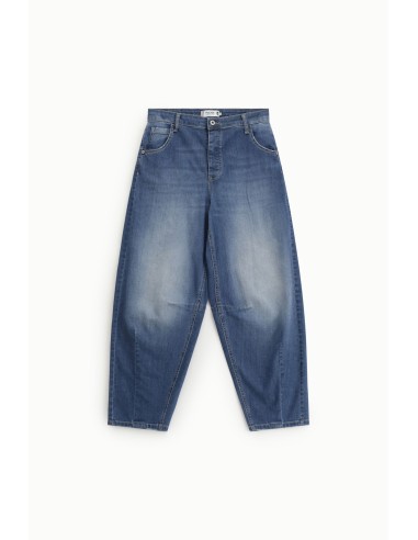 Jean coupe balloon à taille haute avec pinces Please