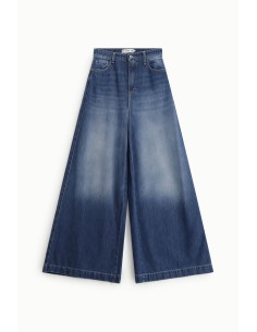 Jeans met wijde pijpen en hoge taille met vervaagd effect alstublieft 2