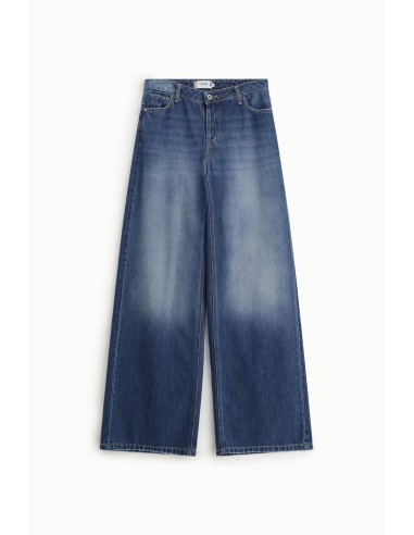 Jean large à taille haute avec poches plaquées, s’il vous plaît