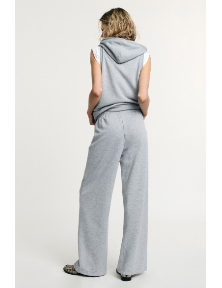 Pantalon palazzo de sport taille haute à cordonnet, s’il vous plaît
