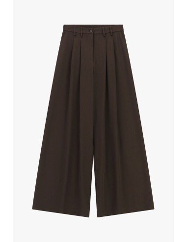 Pantalon palazzo taille haute à pinces Please