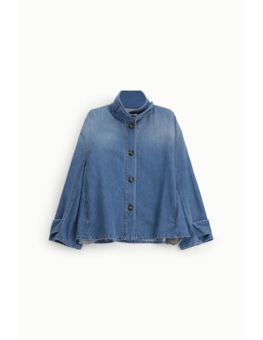 Veste en jean avec boutons et coupe large Please