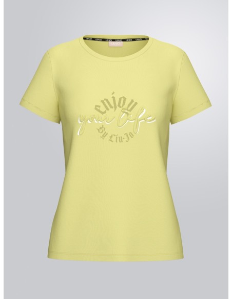 T-shirt met logo en print van Liu Jo