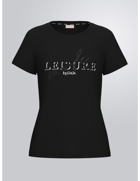 T-shirt met strass van Liu Jo
