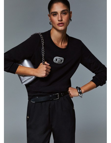 Sweatshirt avec ornements Liu Jo