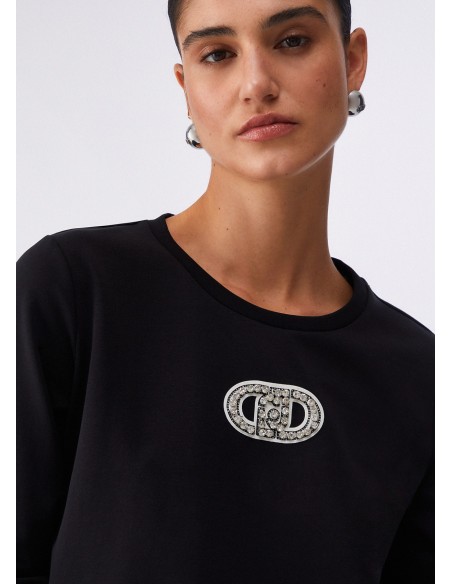 Sweatshirt avec ornements Liu Jo