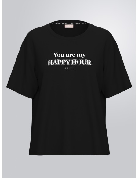 T-shirt met logo en print van Liu Jo