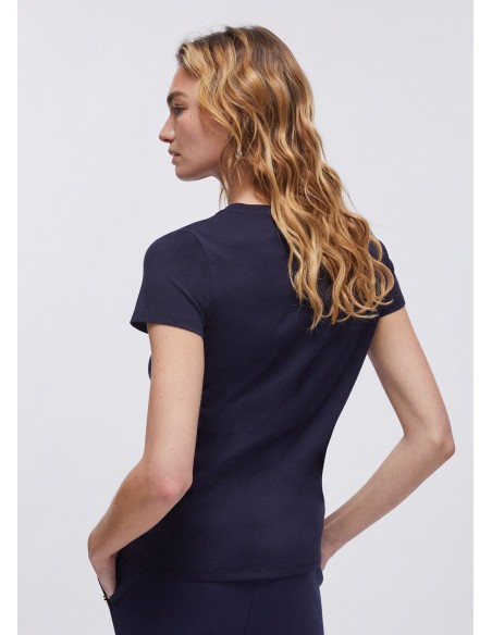 T-shirt met cut-out van Liu Jo