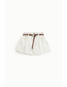 Short regular fit avec ceinture et imprimé délicat Please 2