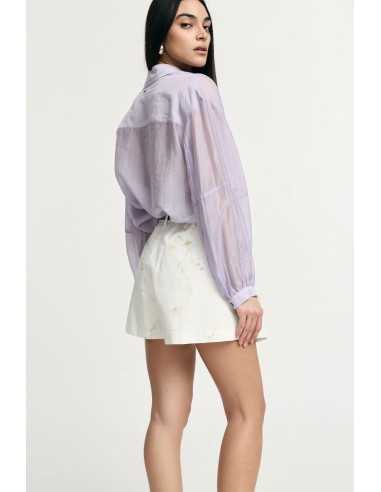 Short regular fit avec ceinture et imprimé délicat Please