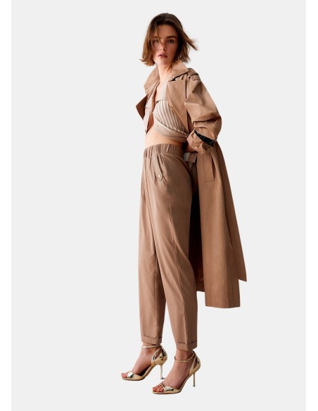 Pantalon slim fit à revers Liu Jo