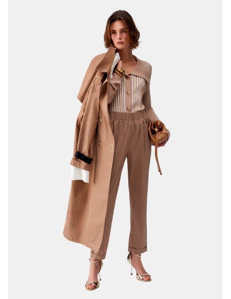 Pantalon slim fit à revers Liu Jo