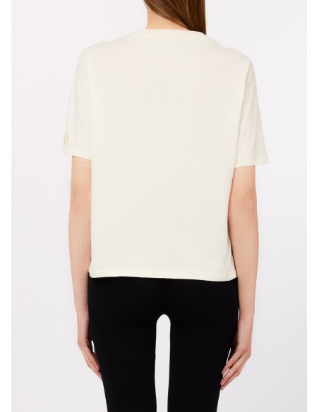 Liu Jo T-Shirt With Floral Patterned Top