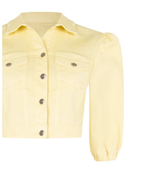 Cropped stretchjeansjack met zakjes Rinascimento
