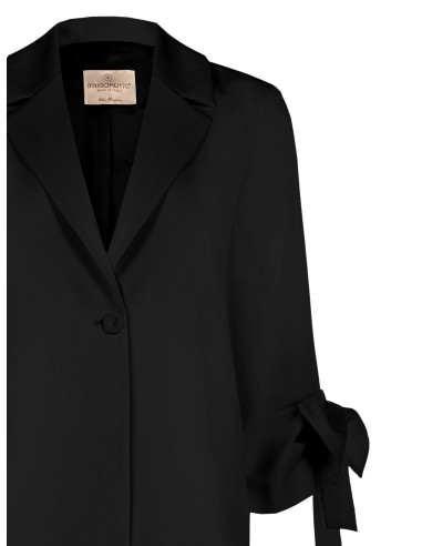 Veste blazer ample avec maxi nœuds sur les manches Rinascimento